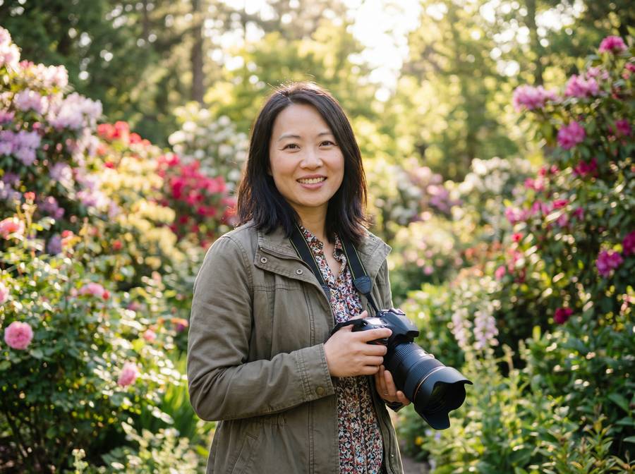 抖阴植物摄影师苏雨晴 - 首席植物摄影师