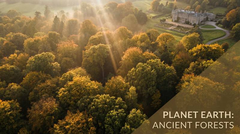 抖阴植物视频-航拍千年古树林壮美视频